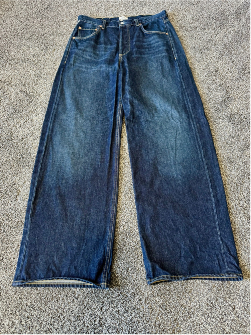 Women's Citizens of Humanity Ayla Baggy Dark Blue Jeans Sz 29 - Picture 8 of 16
